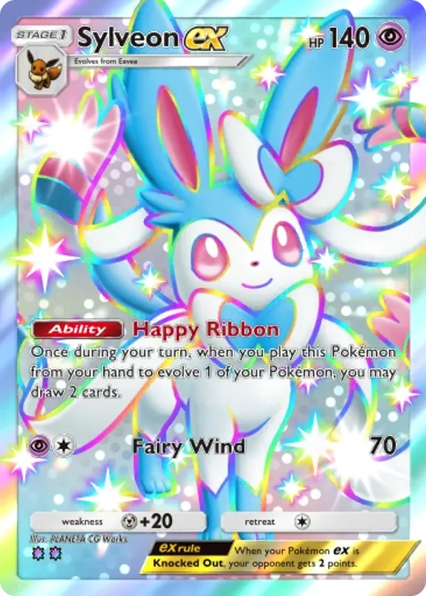 Sylveon ex card front