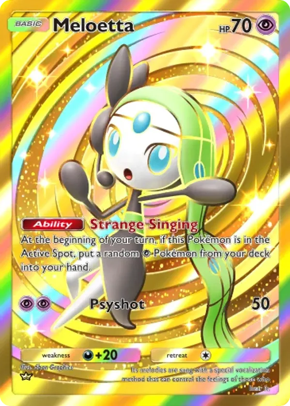 Meloetta card front