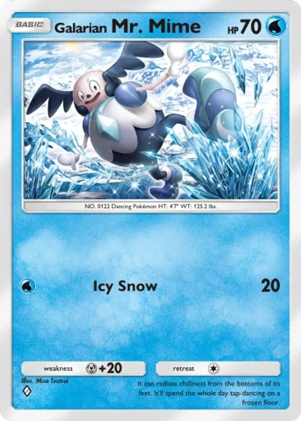 Galarian Mr. Mime card front