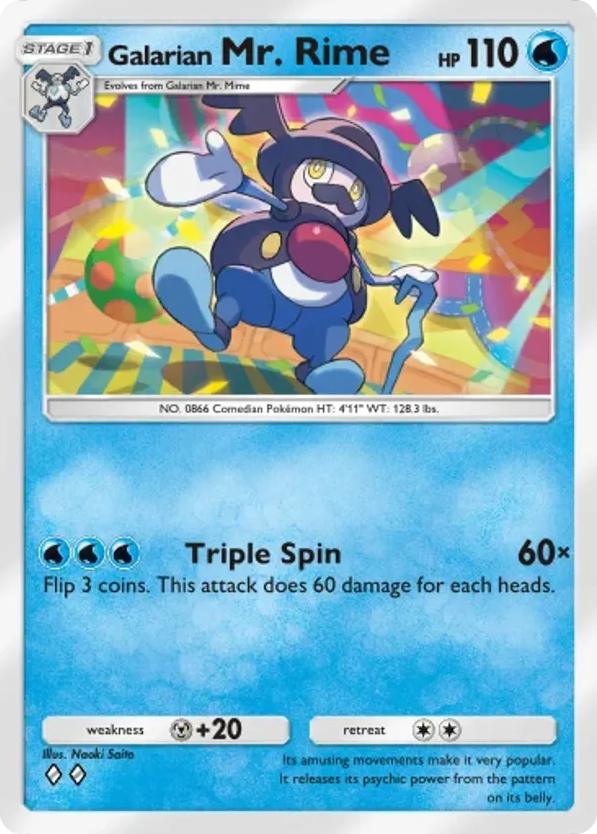 Galarian Mr. Rime card front
