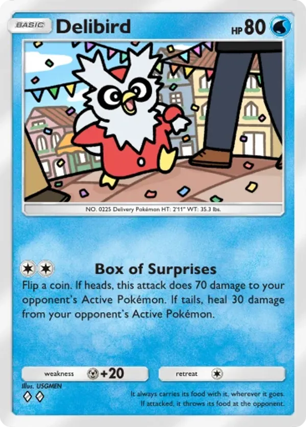 Delibird card front