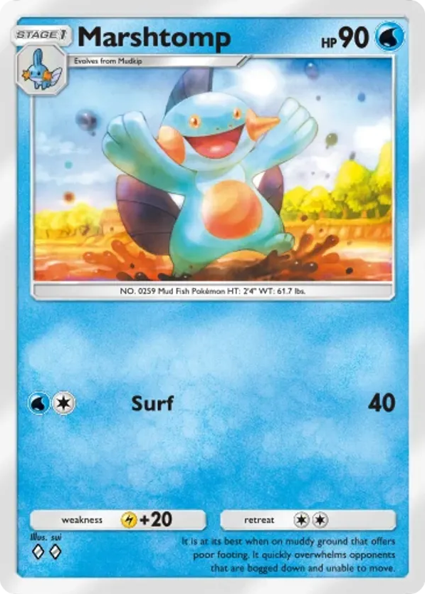 Marshtomp card front
