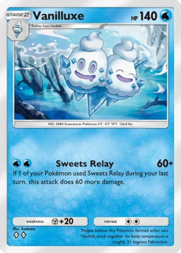 Vanilluxe card front