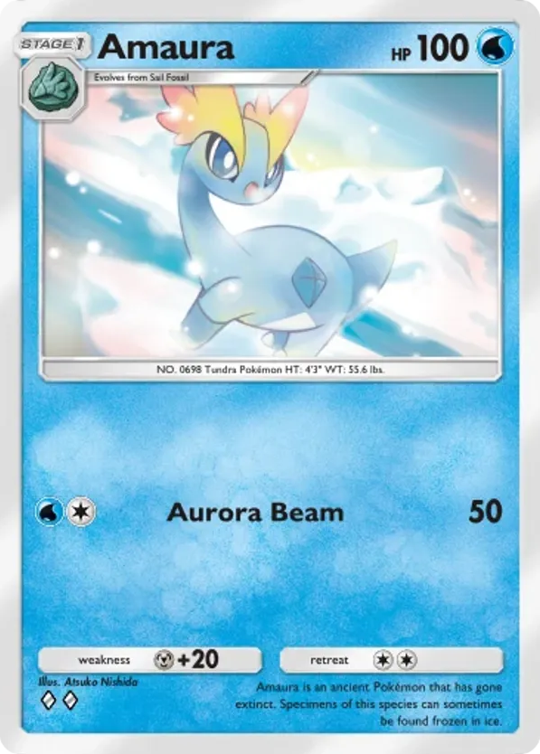 Amaura card front