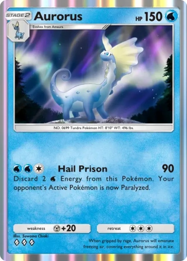Aurorus card front