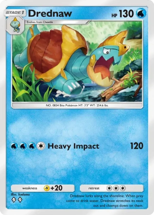 Drednaw card front