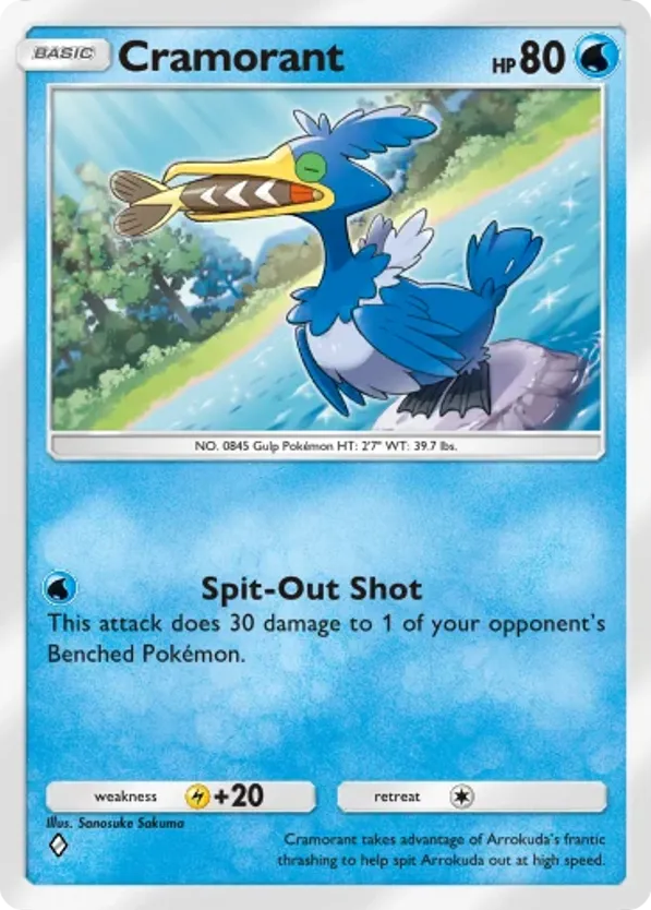 Cramorant card front