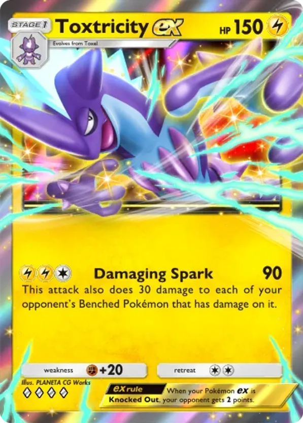 Toxtricity ex card front