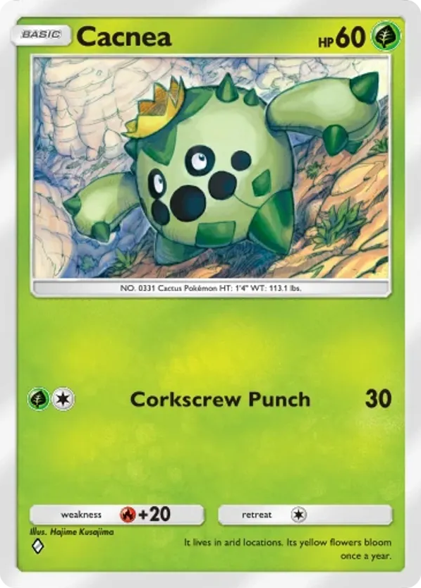 Cacnea card front