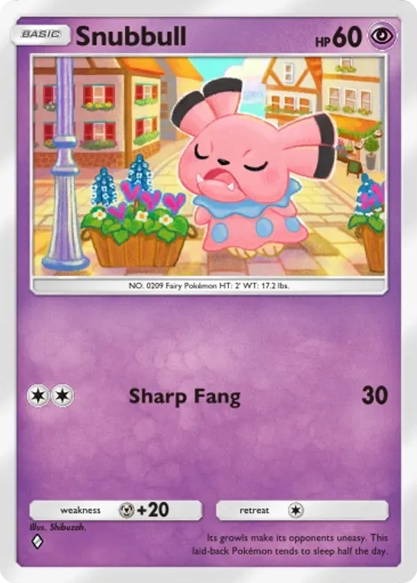 Snubbull card front