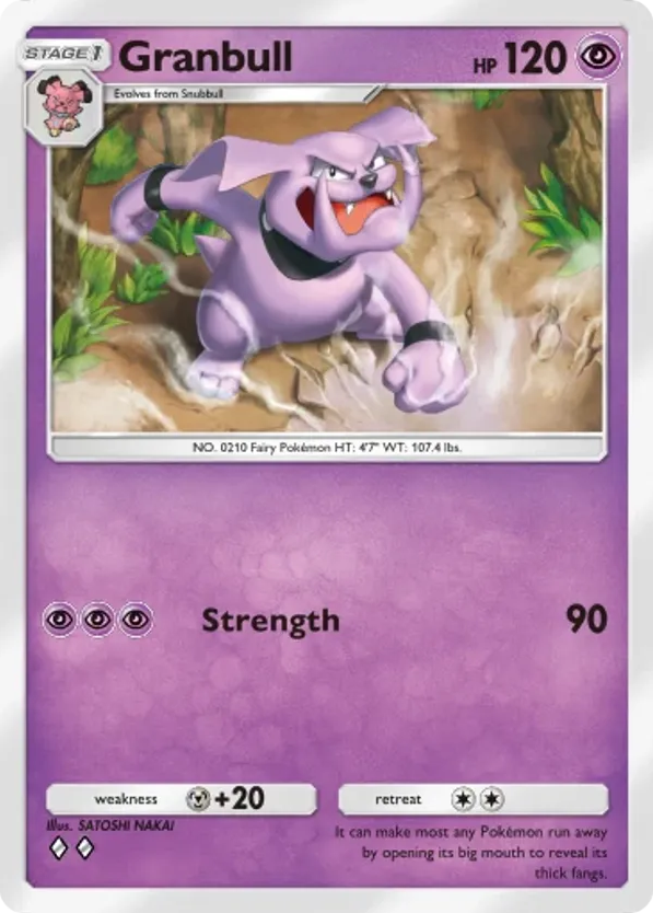 Granbull card front