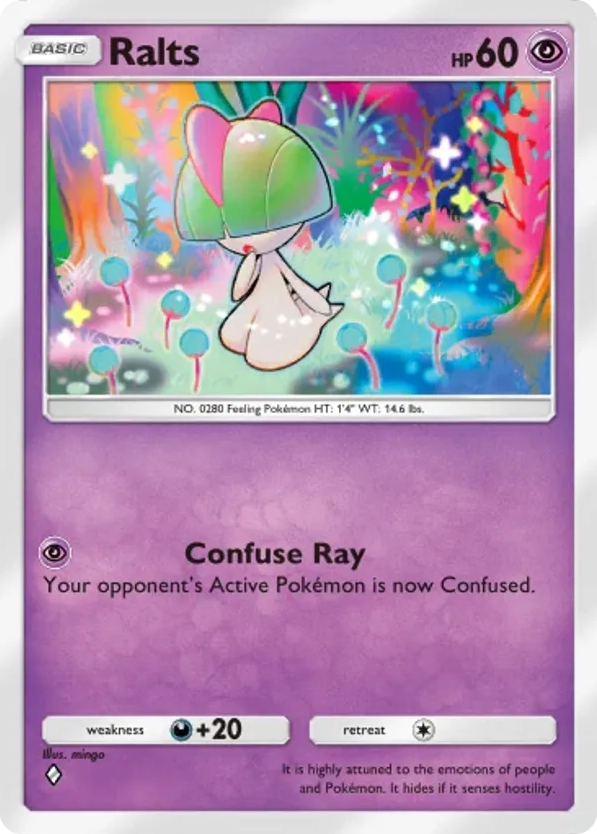 Ralts card front