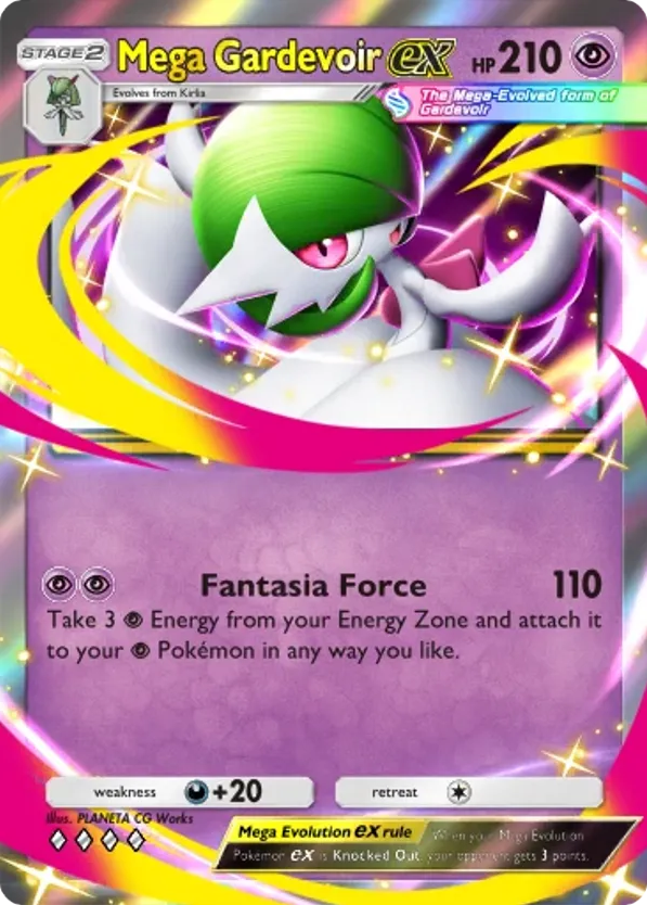 Mega Gardevoir ex card front