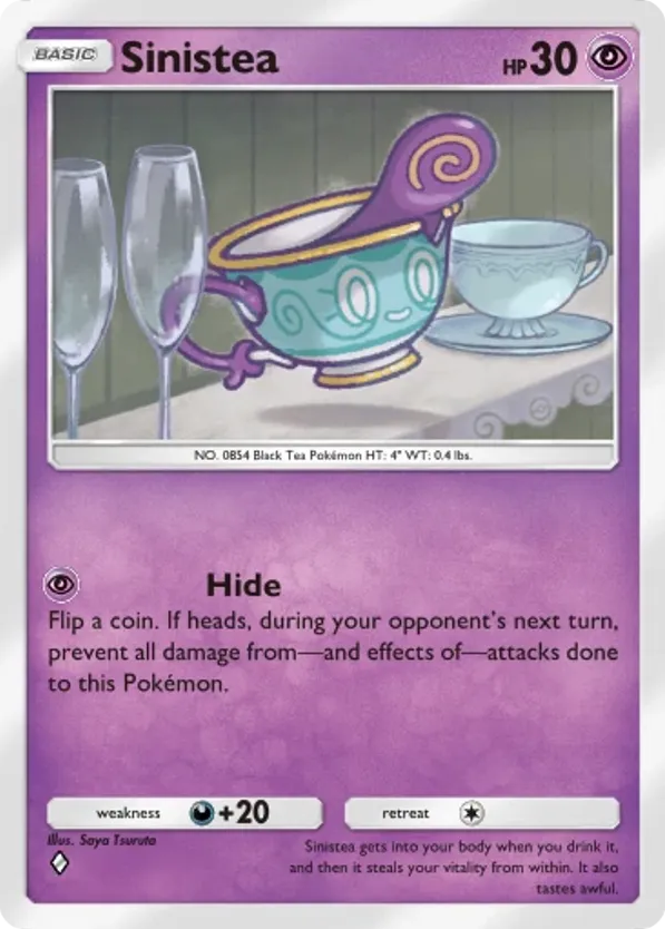 Sinistea card front