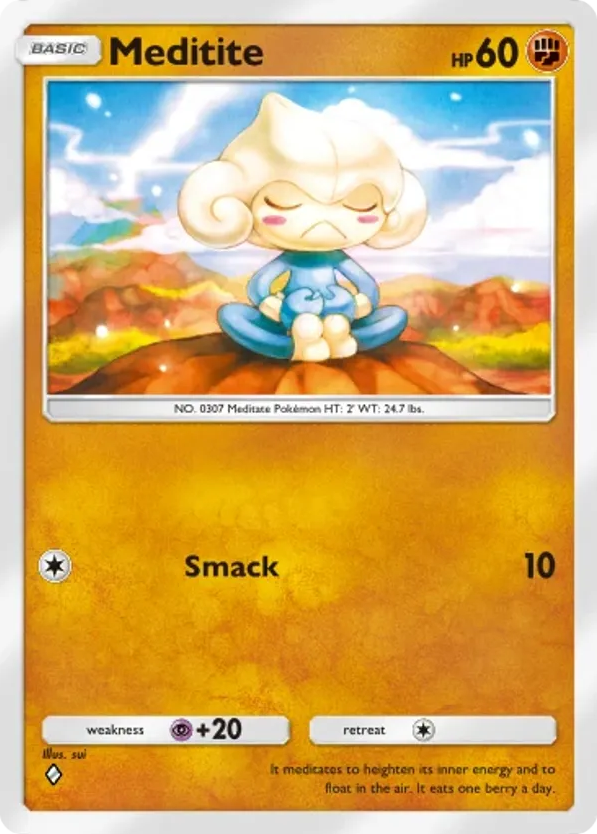Meditite card front