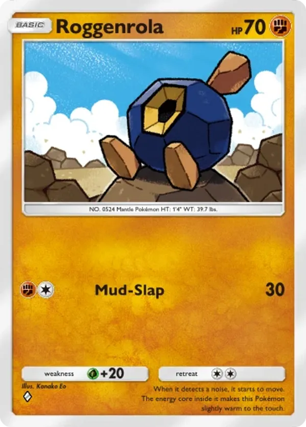 Roggenrola card front