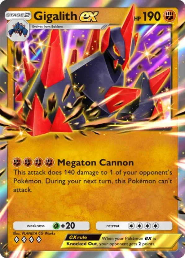 Gigalith ex card front