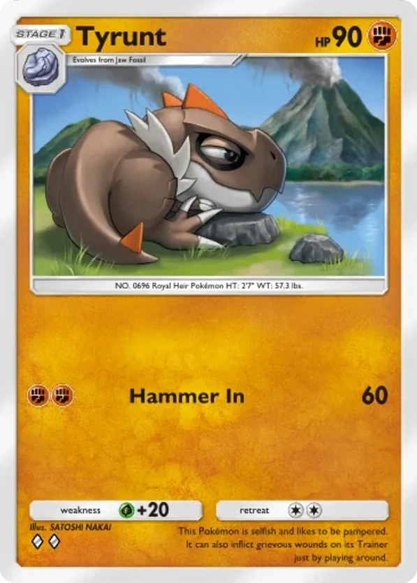 Tyrunt card front