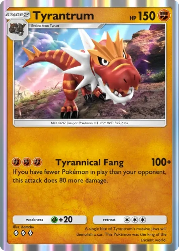 Tyrantrum card front