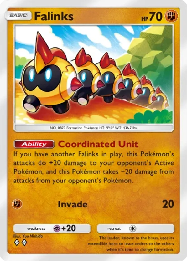 Falinks card front