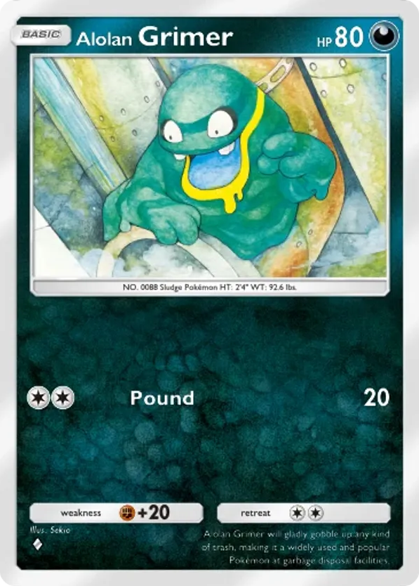 Alolan Grimer card front