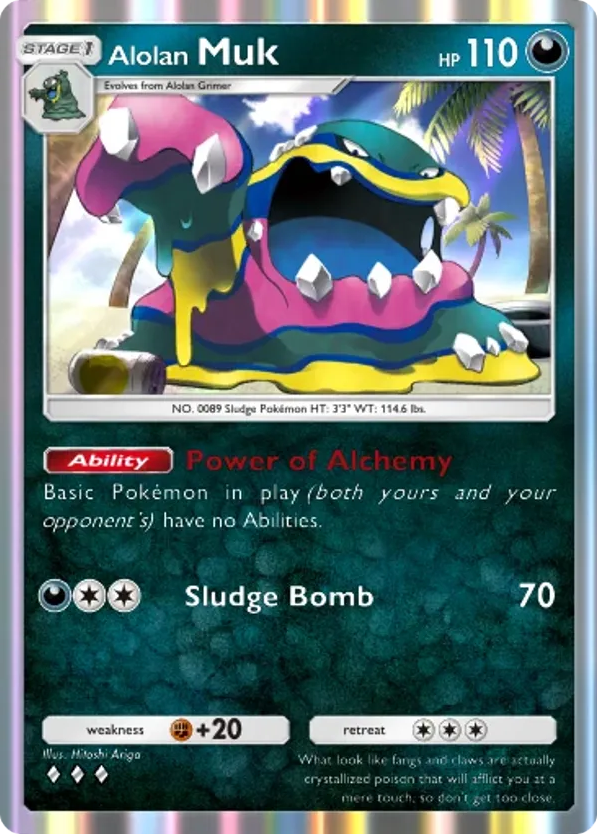Alolan Muk card front