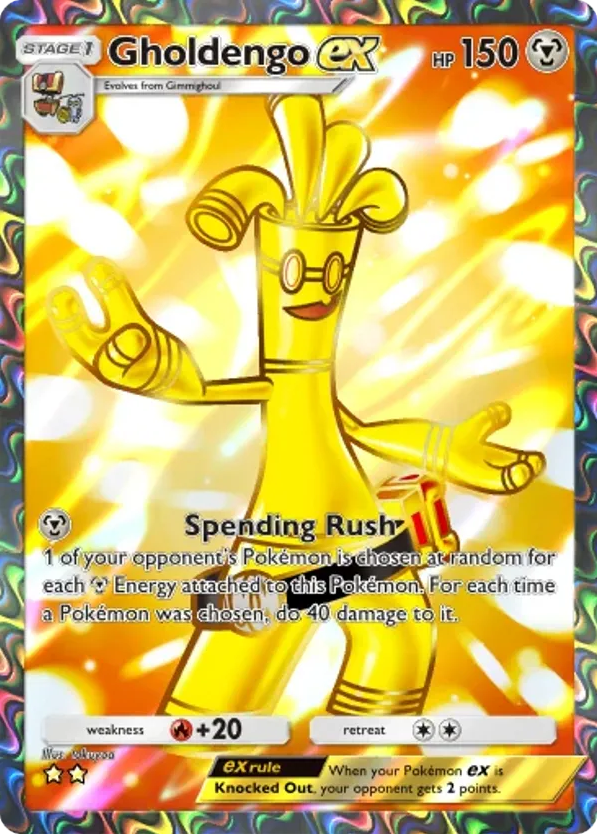 Gholdengo ex card front