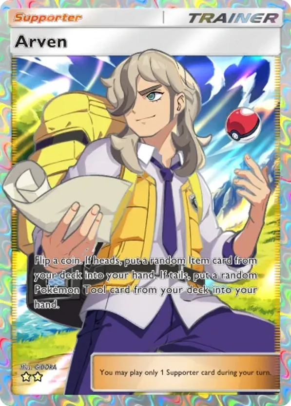 Arven card front