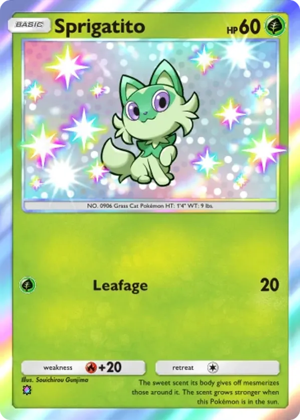 Sprigatito card front