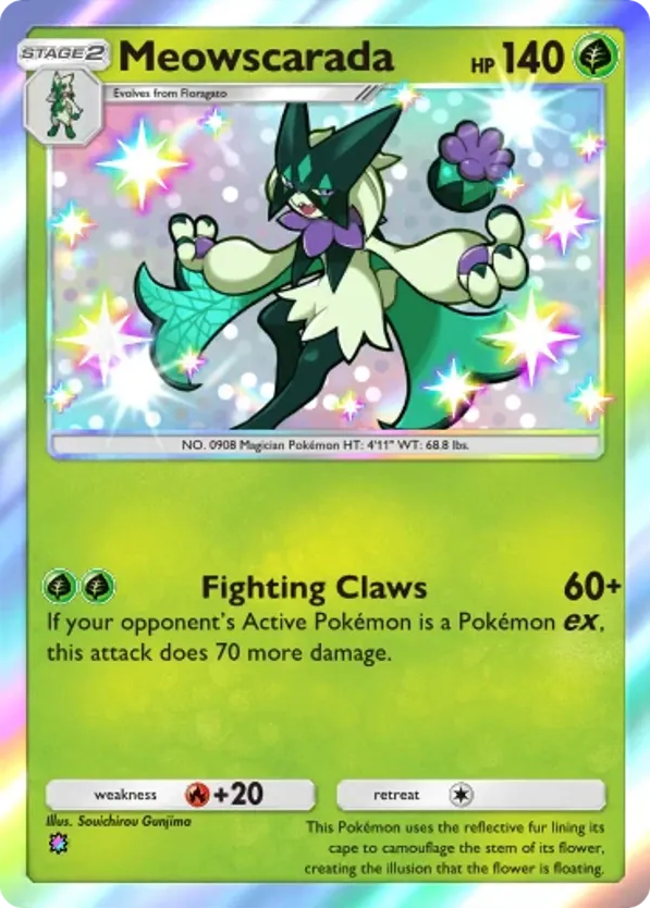 Meowscarada card front