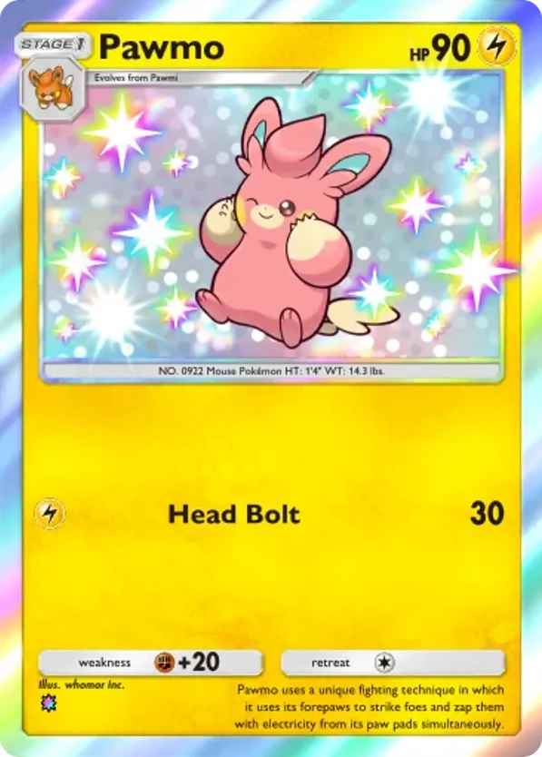 Pawmo card front