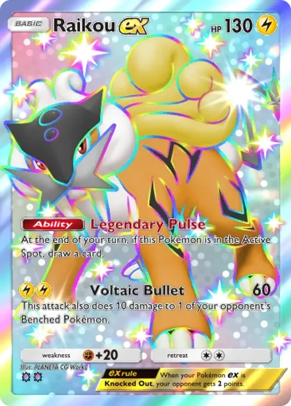 Raikou ex card front