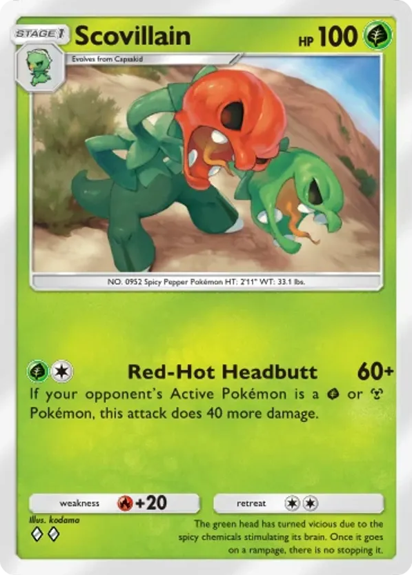 Scovillain card front