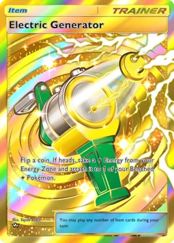 Electric Generator card front