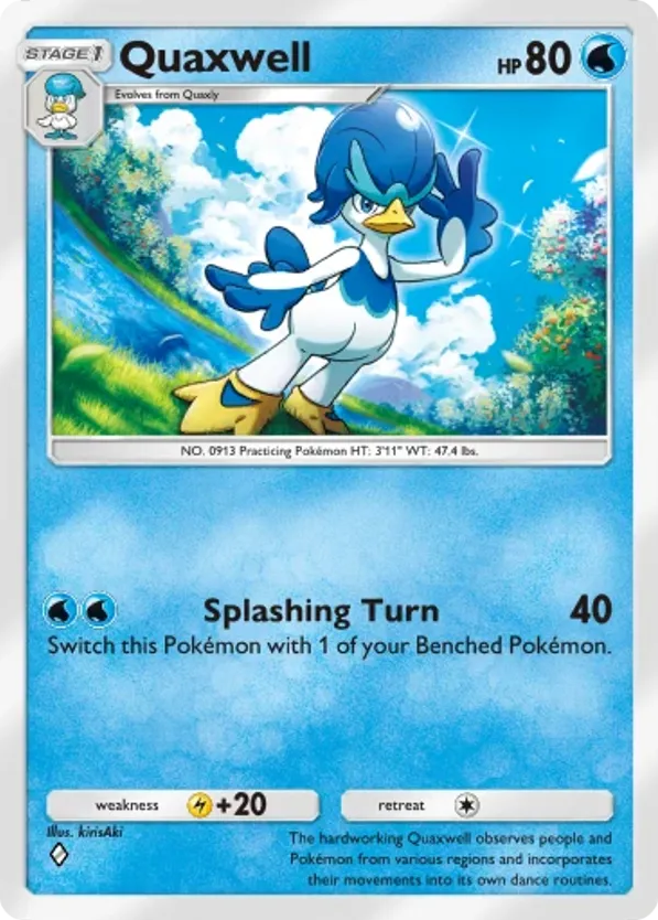 Quaxwell card front