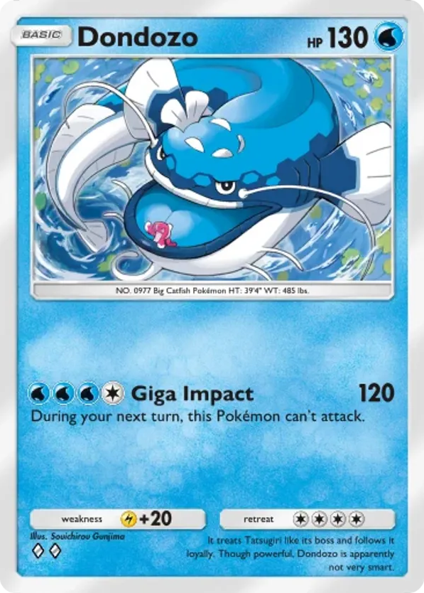 Dondozo card front