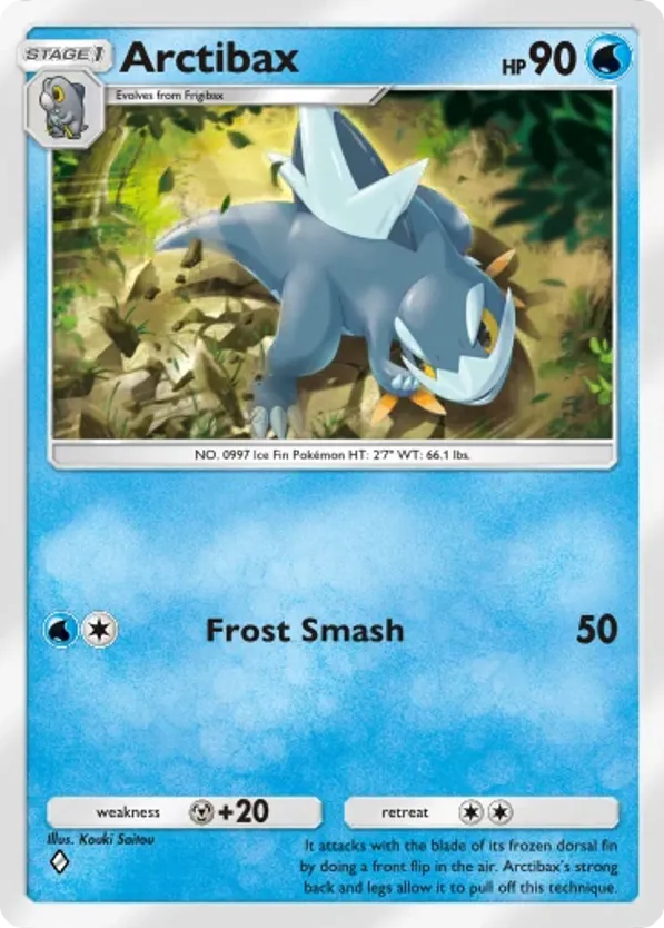 Arctibax card front