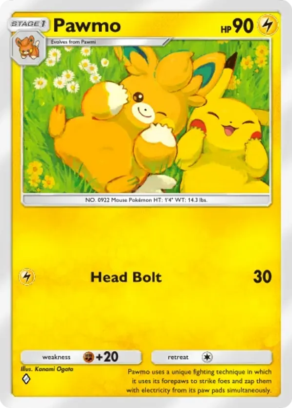Pawmo card front