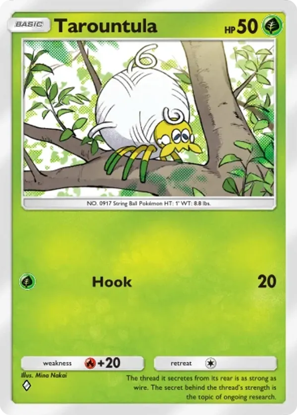 Tarountula card front
