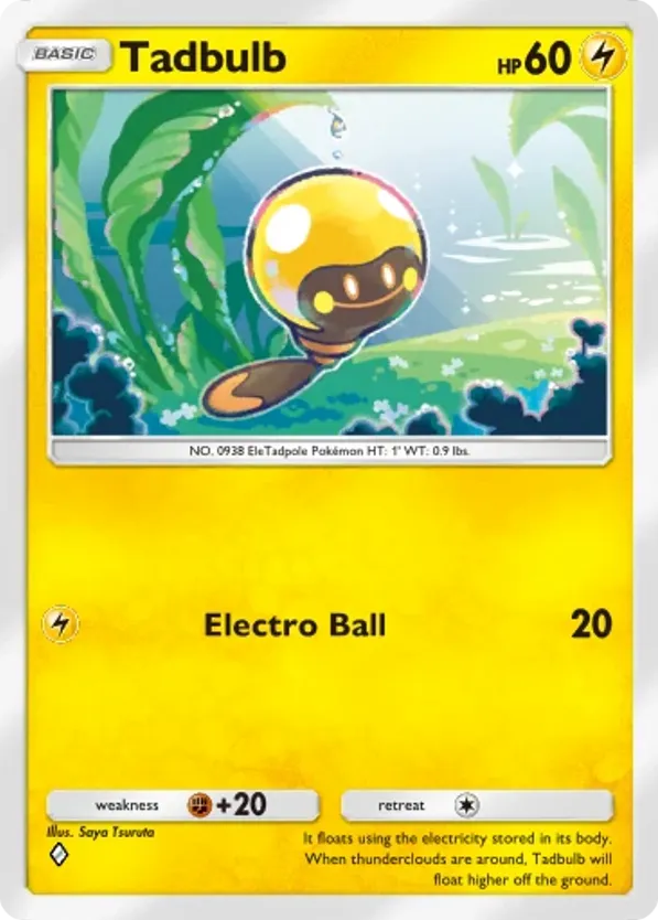 Tadbulb card front