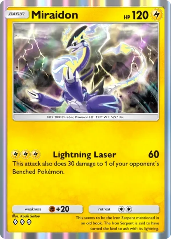 Miraidon card front
