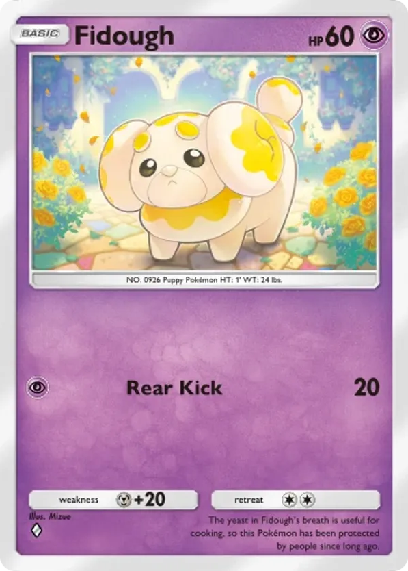 Fidough card front