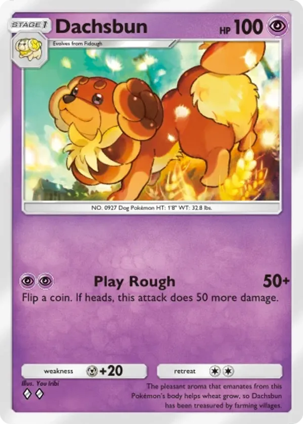 Dachsbun card front