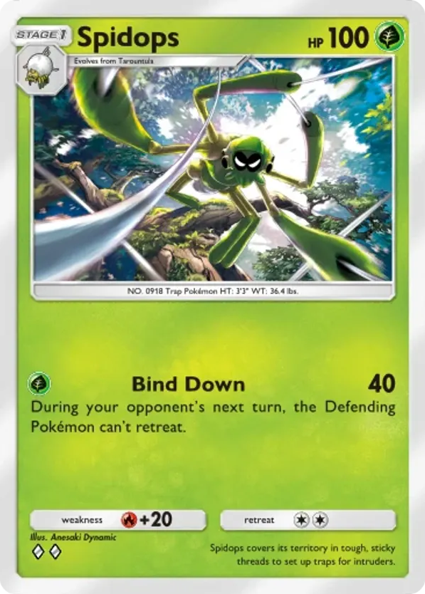 Spidops card front