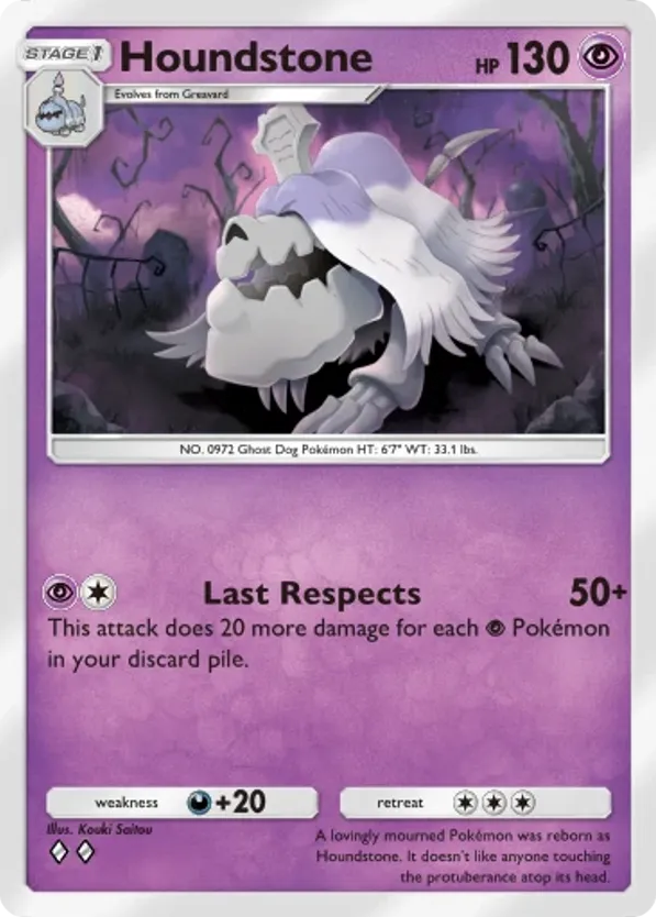 Houndstone card front