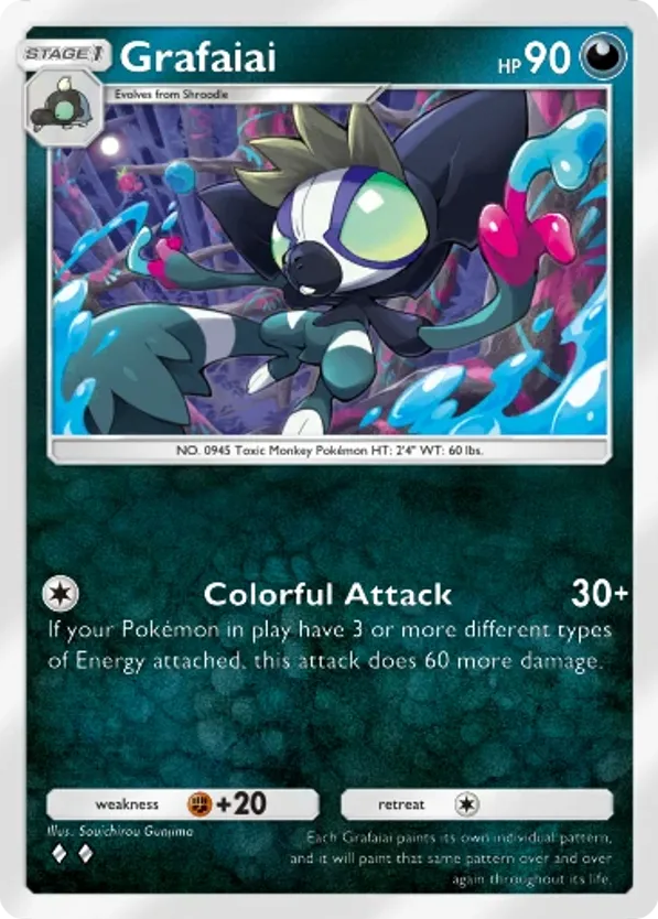 Grafaiai card front