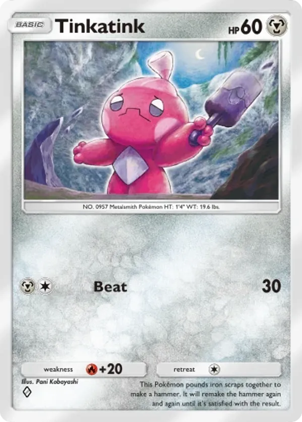 Tinkatink card front