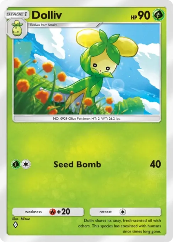 Dolliv card front