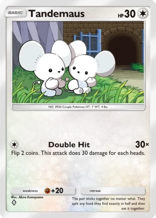 Tandemaus card front