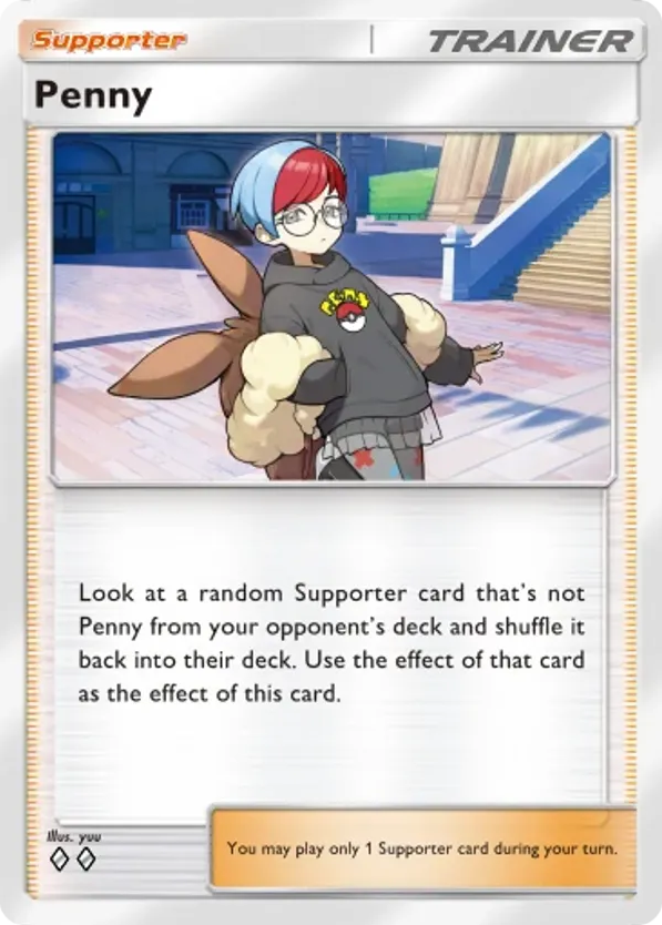 Penny card front